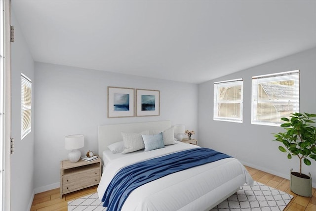 4 Morrison Way, Lakeville, MA 02347 - bedroom with light wood-type flooring and lofted ceiling