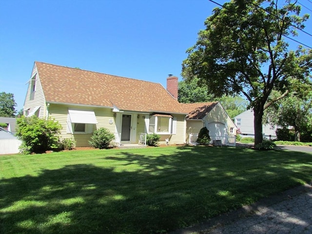 82 Laroche St, Ludlow, MA 01056 - view of front of property with a chimney and roof with shingles