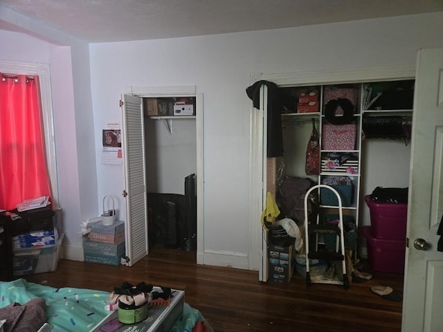 88 Esmond St, Boston, MA 02121 - bedroom with wood finished floors and two closets