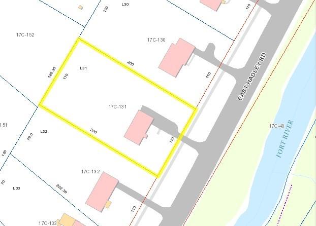 101 E Hadley Rd, Amherst, MA 01002 - parcel map