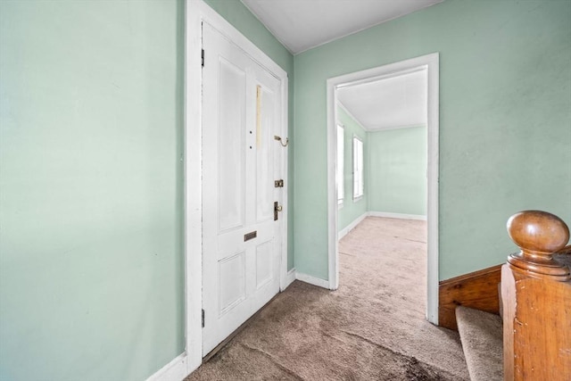 62 County St, Taunton, MA 02780 - hall featuring carpet and baseboards