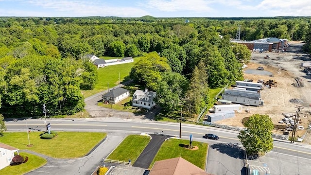 62 County St, Taunton, MA 02780 - aerial view of a heavily wooded area
