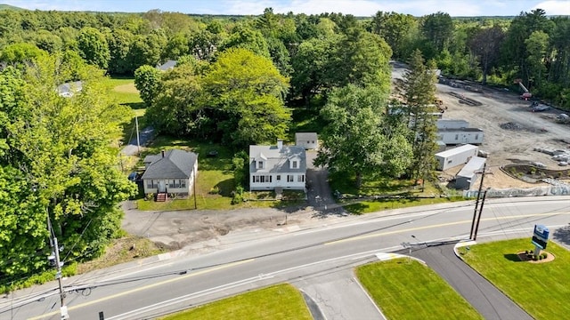 62 County St, Taunton, MA 02780 - bird's eye view of a heavily wooded area