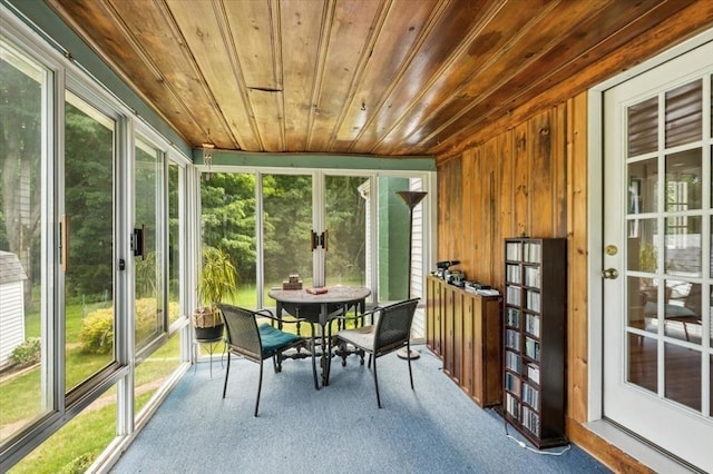 38 N W St, Agawam, MA 01030 - sunroom / solarium featuring outdoor dining space and french doors