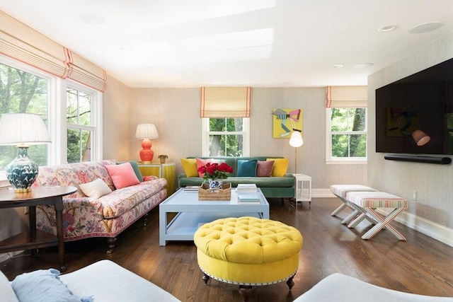 130 Hickory Rd, Weston, MA 02493 - living room with plenty of natural light and wood finished floors