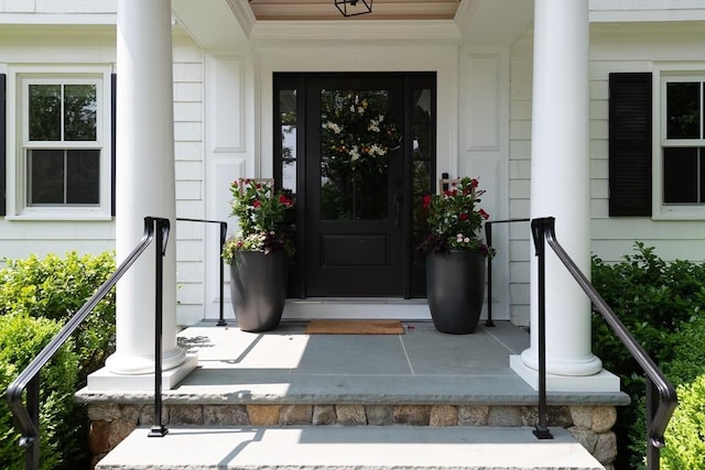 130 Hickory Rd, Weston, MA 02493 - entrance to property featuring a porch