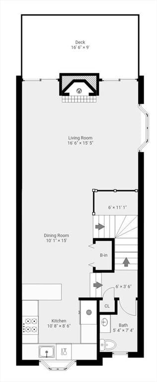 64 Prospect St Unit B, Marblehead, MA 01945 - home floor plan