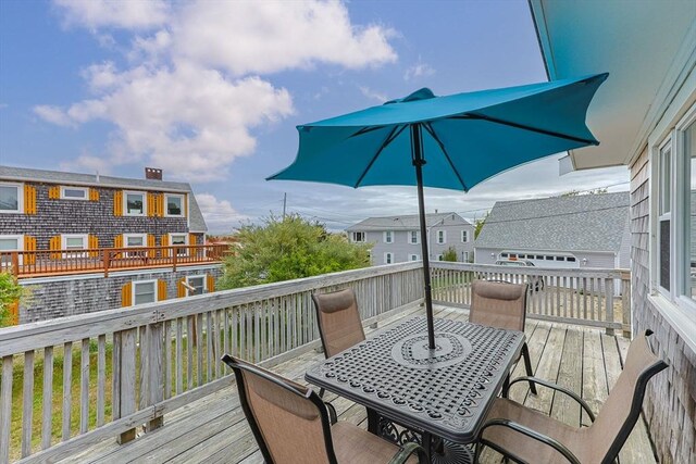357 Phillips Rd, Sandwich, MA 02563 - deck featuring outdoor dining area