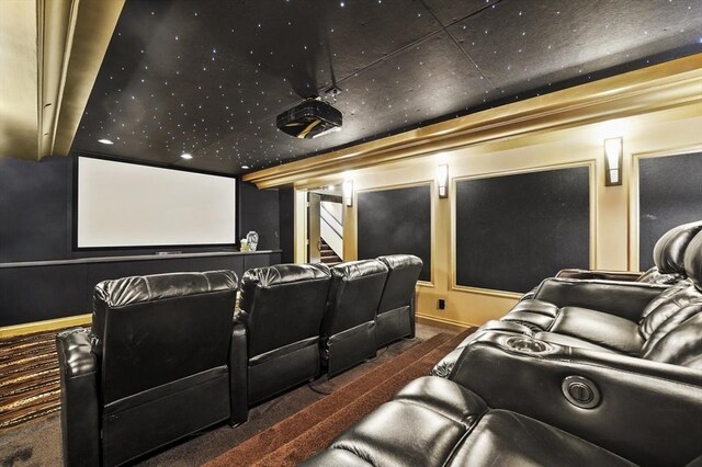 14 Weld St, Westborough, MA 01581 - carpeted cinema with baseboards