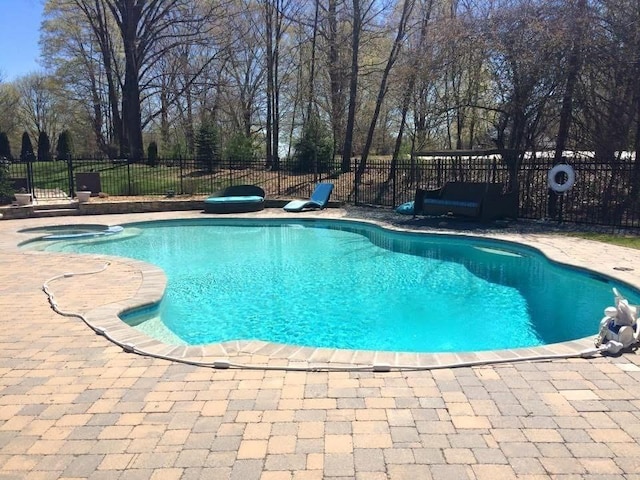 14 Weld St, Westborough, MA 01581 - view of swimming pool with fence and a patio area
