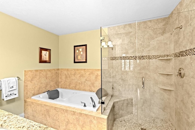 43 N Main St Unit B, Berkley, MA 02779 - full bath with a shower stall and a tub with jets