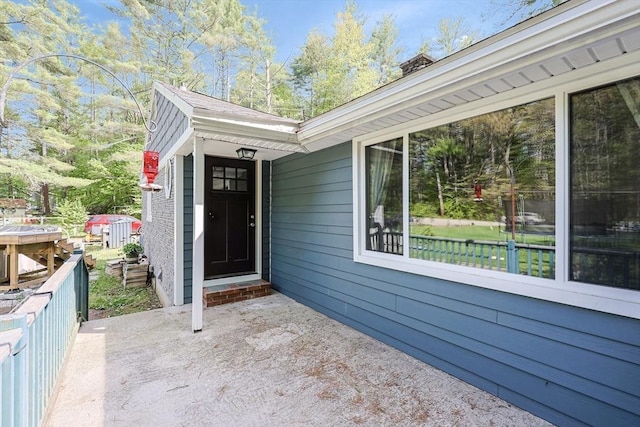 252 Howe St, East Brookfield, MA 01515 - entrance to property with a patio area