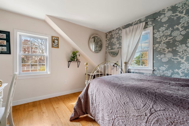 bedroom featuring hardwood / wood-style floors