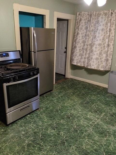 kitchen featuring stainless steel appliances