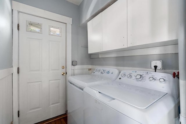 25-27 Morrow Rd, Boston, MA 02135 - laundry room featuring cabinet space and separate washer and dryer