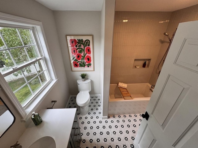54 Vose St, Framingham, MA 01702 - full bath featuring vanity and shower / tub combination