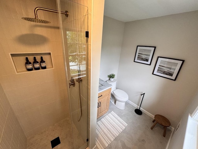 54 Vose St, Framingham, MA 01702 - full bathroom featuring a tile shower and vanity