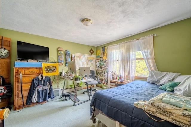12 Jensen Ave, Chelmsford, MA 01824 - carpeted bedroom featuring a textured ceiling