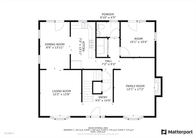 12 Jensen Ave, Chelmsford, MA 01824 - room layout