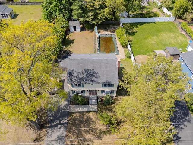 12 Jensen Ave, Chelmsford, MA 01824 - view from above of property