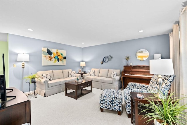 46 Michael Rd Unit 46, Bridgewater, MA 02324 - living room featuring carpet floors and recessed lighting