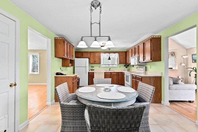 46 Michael Rd Unit 46, Bridgewater, MA 02324 - dining area featuring light tile patterned flooring