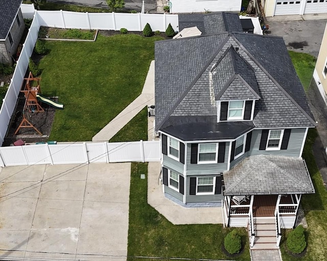 21 Florence Ave, Lowell, MA 01851 - aerial view of property and surrounding area