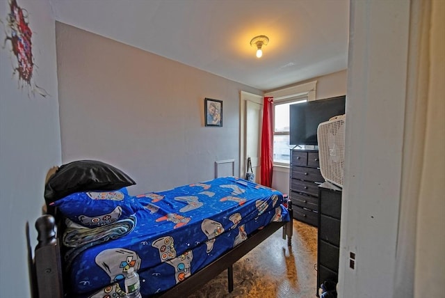 42 Morton St, Lawrence, MA 01841 - bedroom with concrete floors