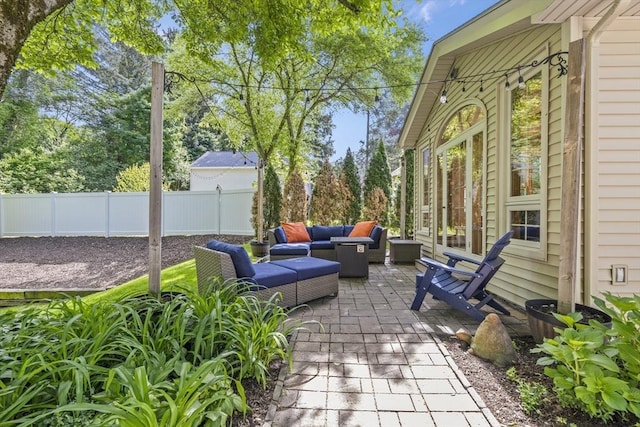 26 Edgewood Ave, Longmeadow, MA 01106 - view of patio / terrace featuring an outdoor living space