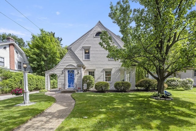 26 Edgewood Ave, Longmeadow, MA 01106 - view of front of property with a front lawn