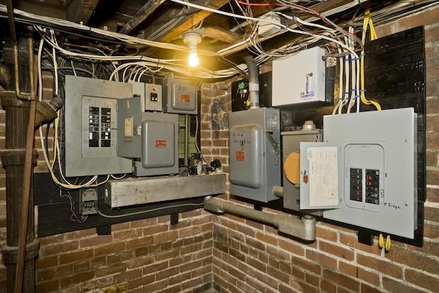 utility room featuring electric panel