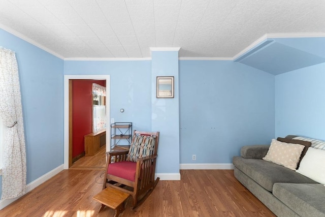 5 Eden Ct, Attleboro, MA 02703 - living area with wood finished floors and crown molding