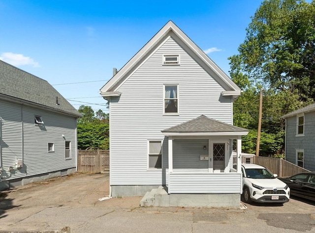 5 Eden Ct, Attleboro, MA 02703 - rear view of property featuring a shingled roof