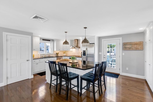 30 Millard Ave, Lynn, MA 01904 - dining area with plenty of natural light, dark wood-type flooring, and recessed lighting