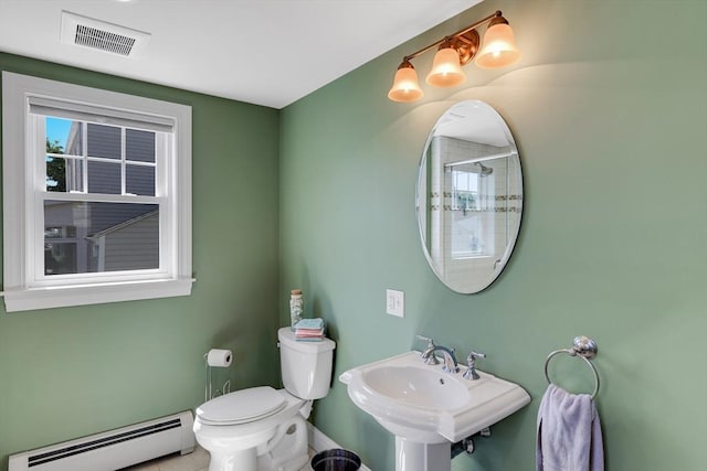 30 Millard Ave, Lynn, MA 01904 - full bath with baseboard heating and a tile shower