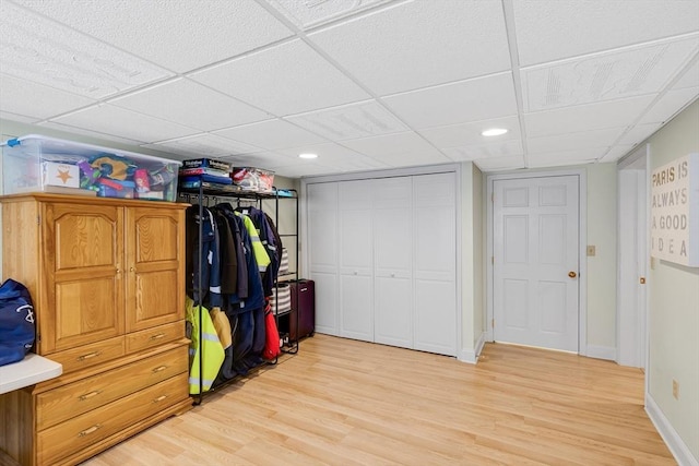 30 Millard Ave, Lynn, MA 01904 - bedroom featuring light wood-style floors and a drop ceiling