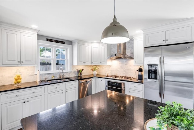 30 Millard Ave, Lynn, MA 01904 - kitchen featuring appliances with stainless steel finishes, white cabinets, decorative backsplash, and recessed lighting