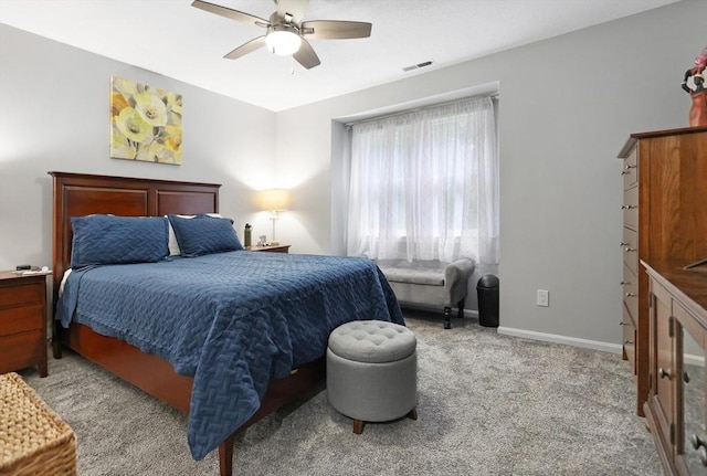 84 Tennis Plaza Rd Unit 46, Dracut, MA 01826 - bedroom with carpet, ceiling fan, and baseboards