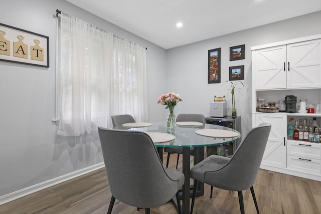 84 Tennis Plaza Rd Unit 46, Dracut, MA 01826 - dining space with wood finished floors, recessed lighting, and baseboards
