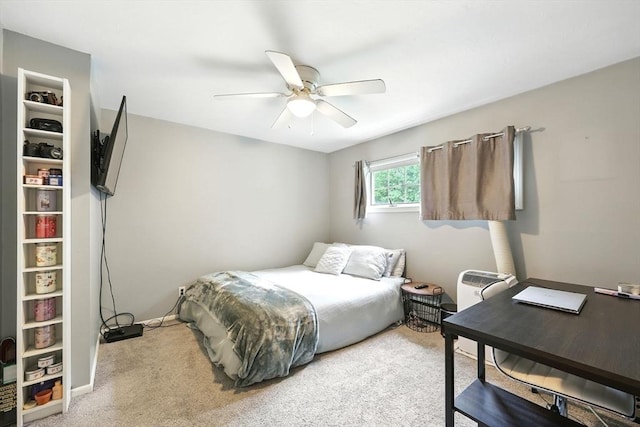 59 Searle Rd, South Hadley, MA 01075 - carpeted bedroom with ceiling fan and baseboards