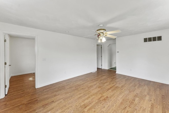 76 Choctaw Dr, Wareham, MA 02532 - unfurnished room featuring ceiling fan, wood finished floors, and baseboards