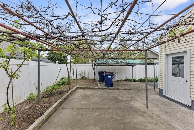 76 Choctaw Dr, Wareham, MA 02532 - fenced backyard with a patio