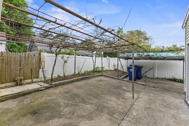 76 Choctaw Dr, Wareham, MA 02532 - fenced backyard with a patio