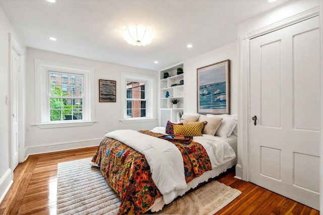 12 Lindall Pl Unit 3, Boston, MA 02114 - bedroom featuring wood finished floors, baseboards, and recessed lighting