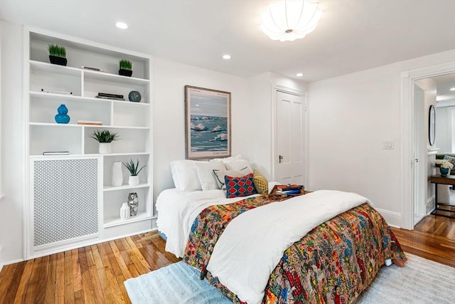 12 Lindall Pl Unit 3, Boston, MA 02114 - bedroom featuring wood finished floors, recessed lighting, and baseboards
