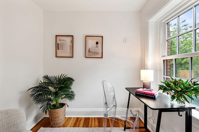 12 Lindall Pl Unit 3, Boston, MA 02114 - office space with baseboards and wood finished floors