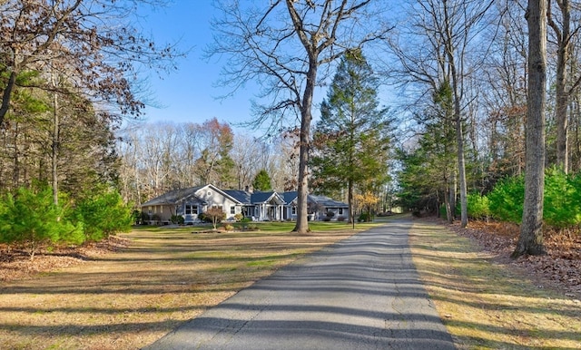 view of road