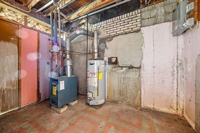 49 Whitman St, Weymouth, MA 02189 - utility room featuring water heater