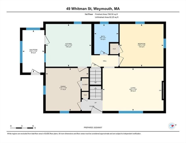 49 Whitman St, Weymouth, MA 02189 - room layout