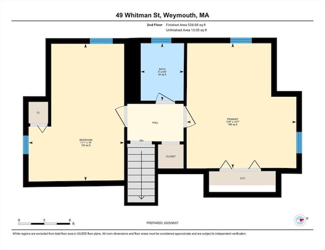 49 Whitman St, Weymouth, MA 02189 - floor plan / room layout